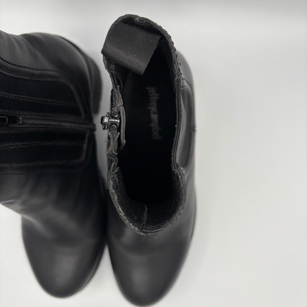 Jeffrey Campbell Black Ankle Boots - Picture 5 of 11